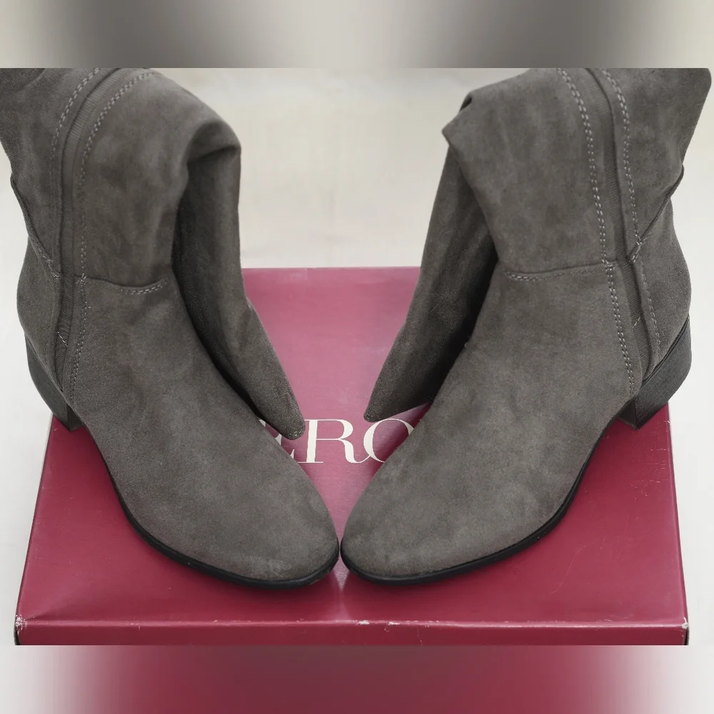 Merona Evie Knee-High Boots - Grey